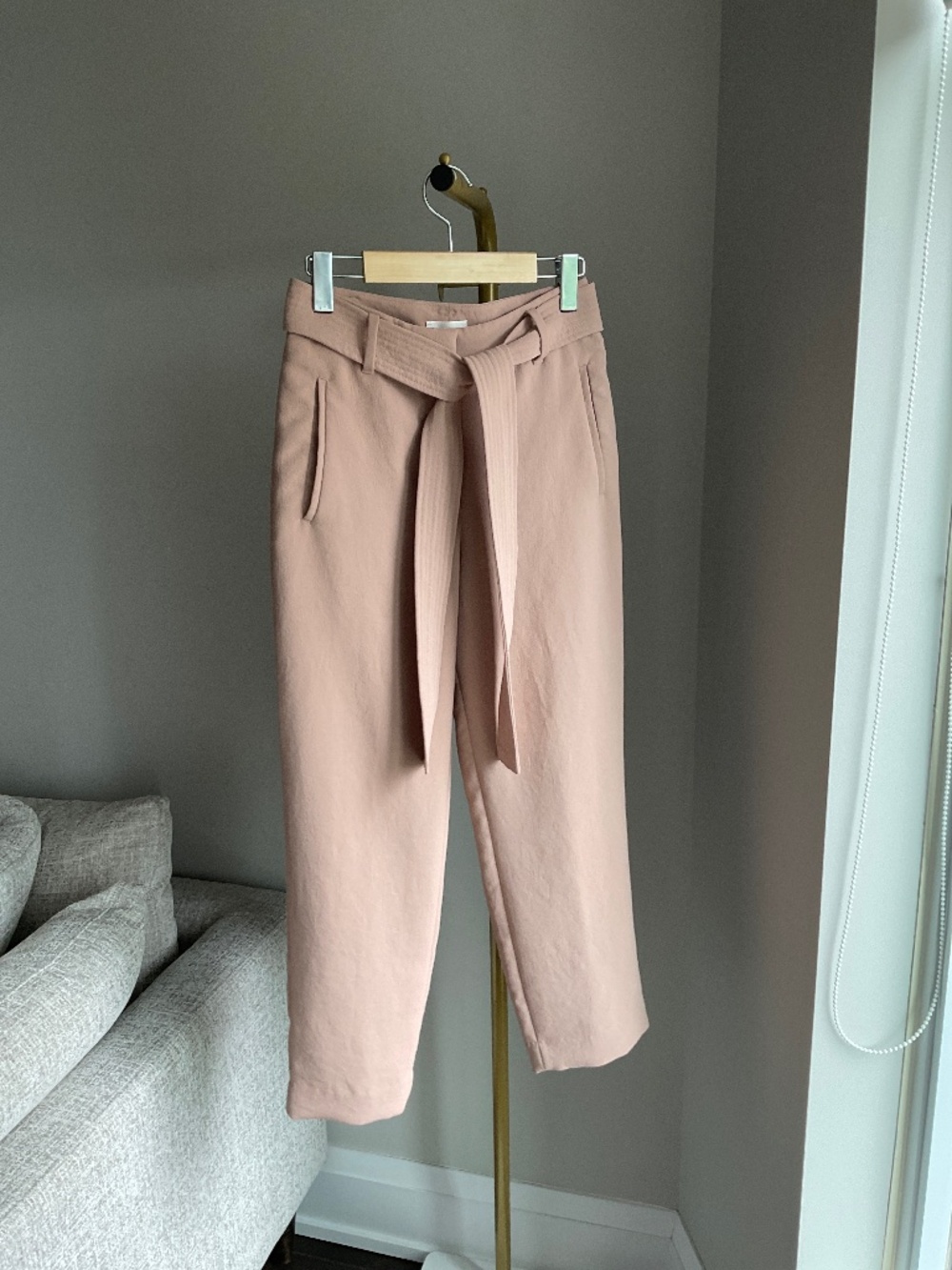 Aritzia Wilfred Tie-Front Pants